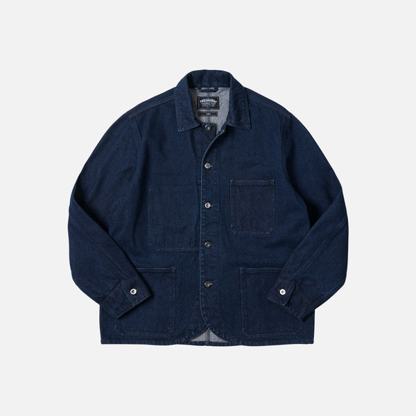 DENIM CHORE JACKET - INDIGO