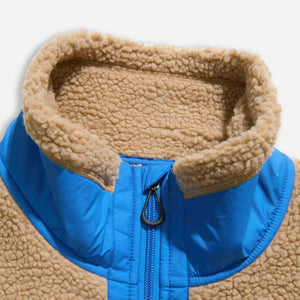 Adsum - EXPEDITION FLEECE JACKET - BEIGE/BLUE -  - Alternative View 1