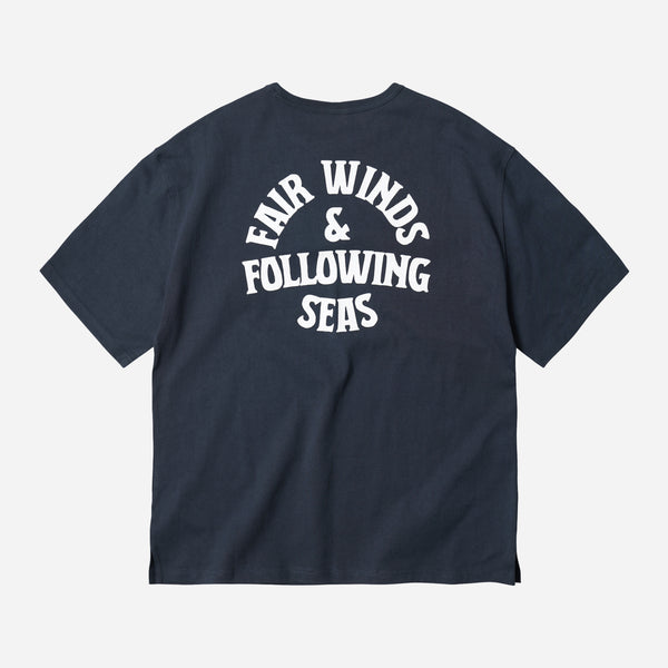 FAIR WINDS & FOLLOWING SEAS TEE - NAVY