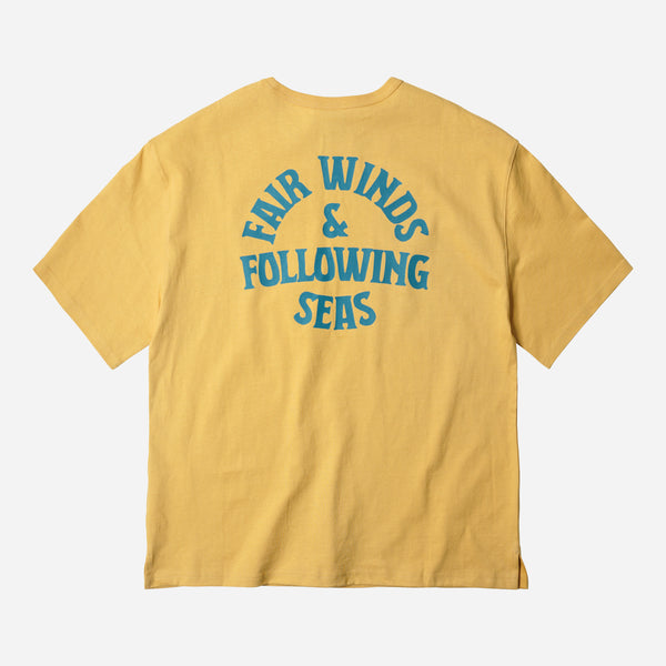 FAIR WINDS & FOLLOWING SEAS TEE - YELLOW