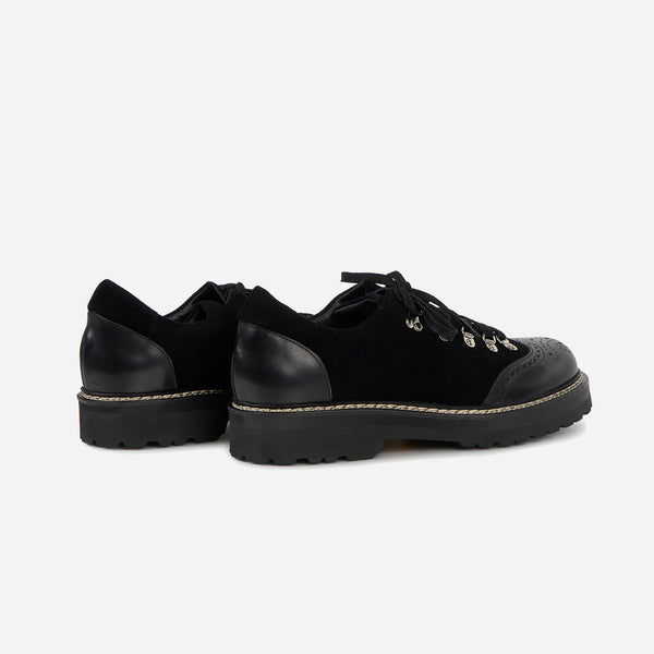 HIGH BOOTS LOW - WINGTIP BLACK