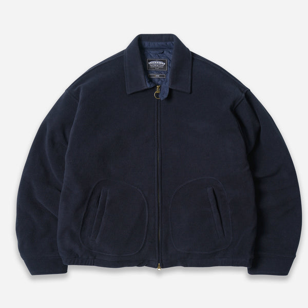 FLEECE DRIZZLER JACKET - NAVY