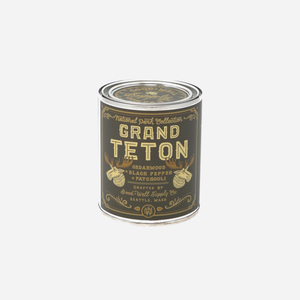 Good and Well Supply Co - 8 OZ NATIONAL PARK CANDLE - GRAND TETON -  - Main Front View