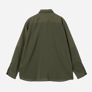 Pilgrim Surf + Supply - GUNN DOT AIR OVERSHIRT - OLIVE -  - Alternative View 1