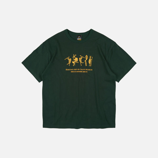 HACM SOUVENIR HALF T-SHIRT - GREEN