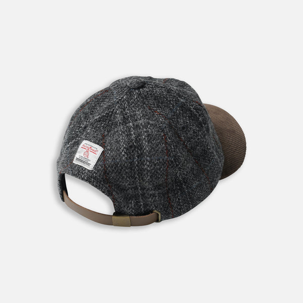 HARRIS TWEED BALL CAP - GRAY