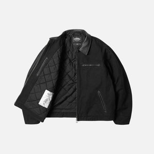 Frizmworks - HEAVY CANVAS DESTROYED WORK JACKET - BLACK -  - Alternative View 1
