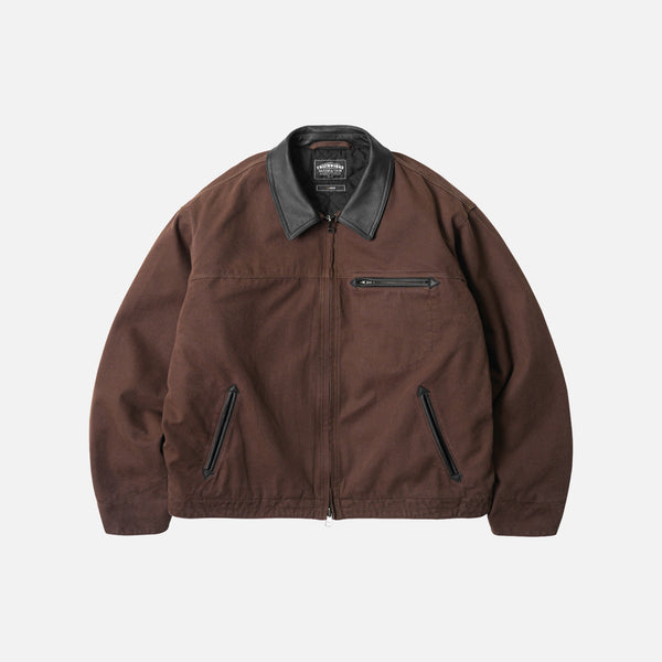 Frizmworks Heavy Canvas Destroyed Work Jacket - Brown