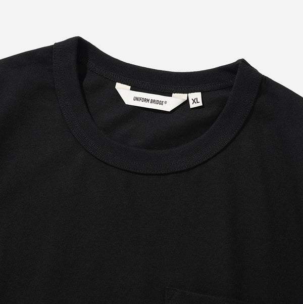 HEAVYWEIGHT POCKET TEE - BLACK