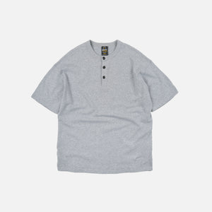 Frizmworks - HENLEY HALF T-SHIRT - GREY -  - Main Front View