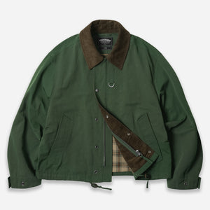 Frizmworks - HERITAGE HUNTING JACKET  - FOREST GREEN -  - Main Front View