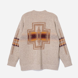 Pendleton - LAMBSWOOL CARDIGAN - TAN BEIGE -  - Alternative View 1