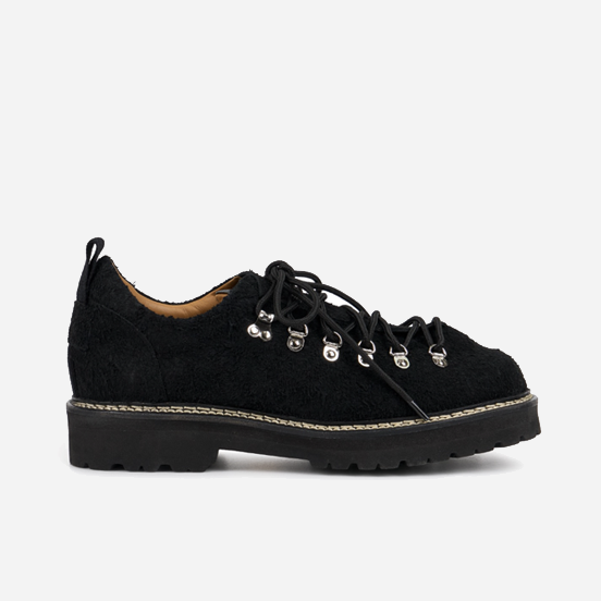 HIGH BOOT LOW - ROUGH BLACK/BLACK