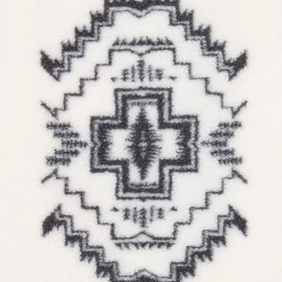 SHERPA BOA FLEECE VEST - IVORY