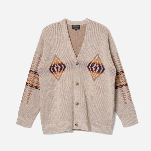LAMBSWOOL CARDIGAN - TAN BEIGE