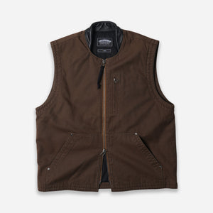 Frizmworks - JUNGLE CLOTH DECK VEST -  BROWN -  - Main Front View