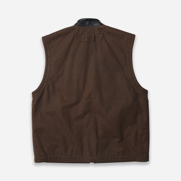 JUNGLE CLOTH DECK VEST -  BROWN