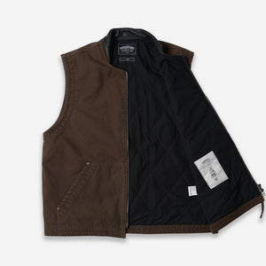 Frizmworks - JUNGLE CLOTH DECK VEST -  BROWN -  - Alternative View 1