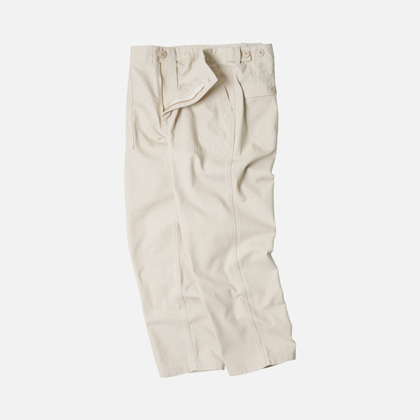 JUNGLE CLOTH FATIGUE PANT - CREAM