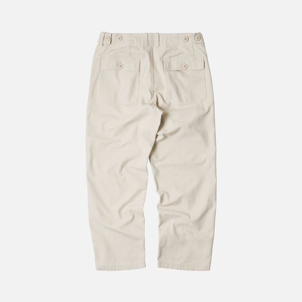 JUNGLE CLOTH FATIGUE PANT - CREAM