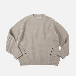 Frizmworks - KANGAROO PULLOVER SWEATER - OATMEAL -  - Main Front View