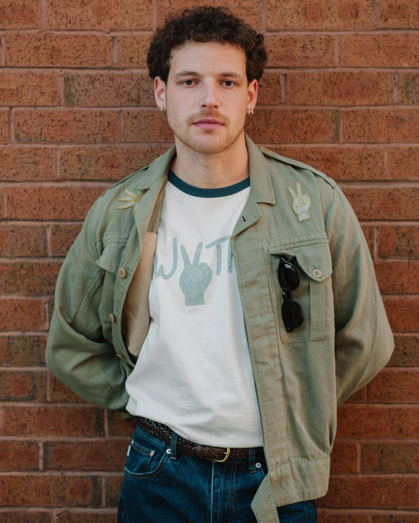 TWILL DAY TRIPPER JACKET - FADED OLIVE