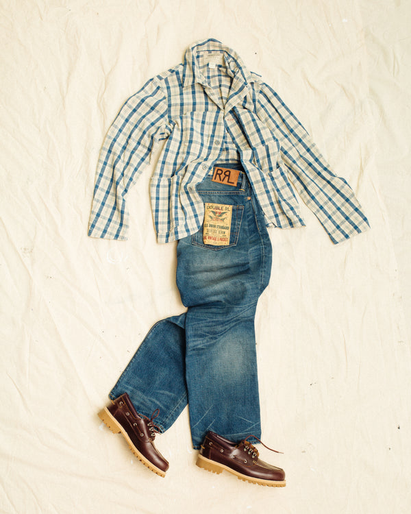 VINTAGE 5 POCKET STRAIGHT JEANS - GRANDFALLS WASH