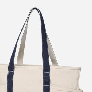 Mazi Untitled - CAFE TOTE BAG - ECRU/NAVY -  - Alternative View 1