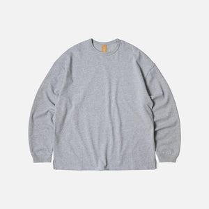 Frizmworks - OG DOUBLE RIB L/S T-SHIRT - GREY -  - Main Front View