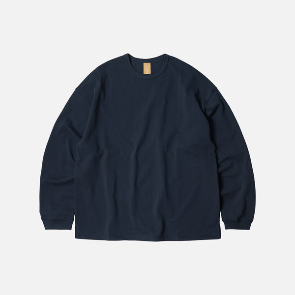 OG DOUBLE RIB L/S T-SHIRT - NAVY