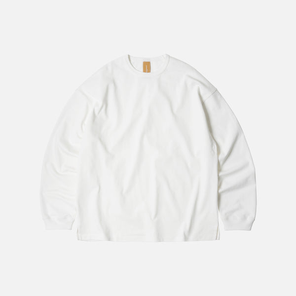OG DOUBLE RIB L/S T-SHIRT - WHITE