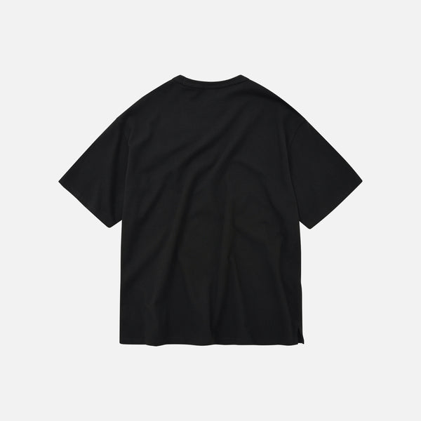 OG DOUBLE RIB OVERSIZED TEE - BLACK