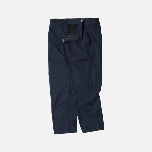 OG HAWORTH ONE TUCK PANTS - NAVY