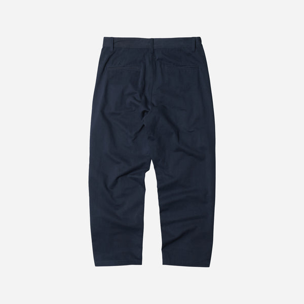 OG HAWORTH ONE TUCK PANTS - NAVY