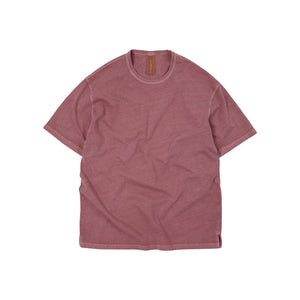 Frizmworks - OG PIGMENT DYEING HALF TEE - PINK -  - Main Front View