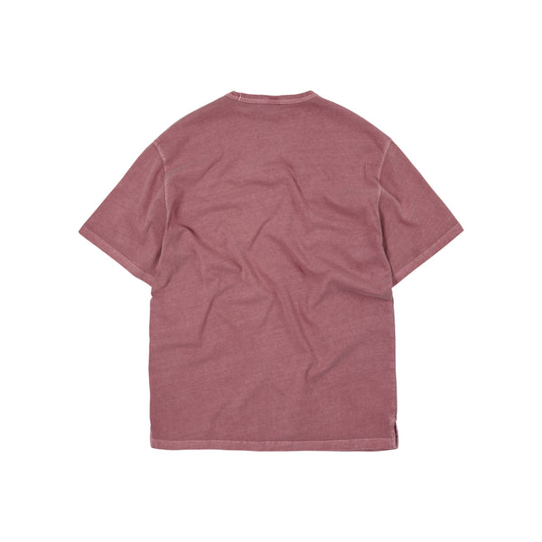 OG PIGMENT DYEING HALF TEE - PINK