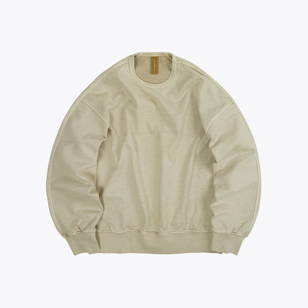 OG PIGMENT DYEING SWEATSHIRT - BEIGE