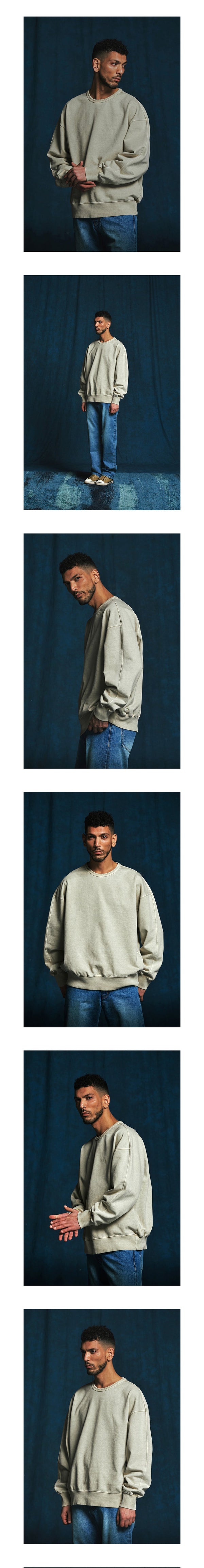 OG PIGMENT DYEING SWEATSHIRT - BEIGE