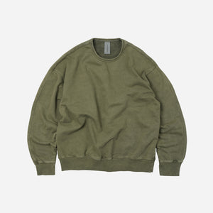 Frizmworks - OG PIGMENT DYEING SWEATSHIRT - GREEN - OG PIGMENT DYE SWEATSHIRT - GREEN - THE GREAT DIVIDE - Main Front View
