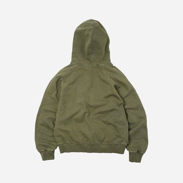 OG PIGMENT DYEING HOODY - GREEN