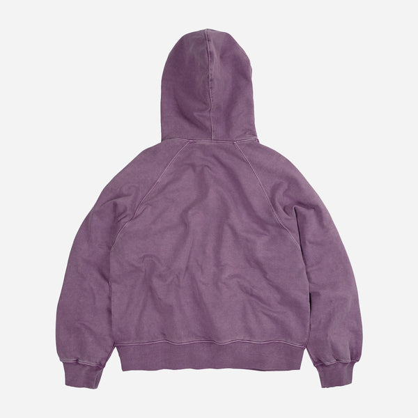 OG PIGMENT DYEING HOODY - PURPLE