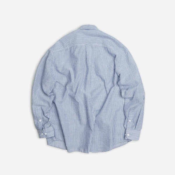 OG STRIPE SEERSUCKER SHIRT - BLUE