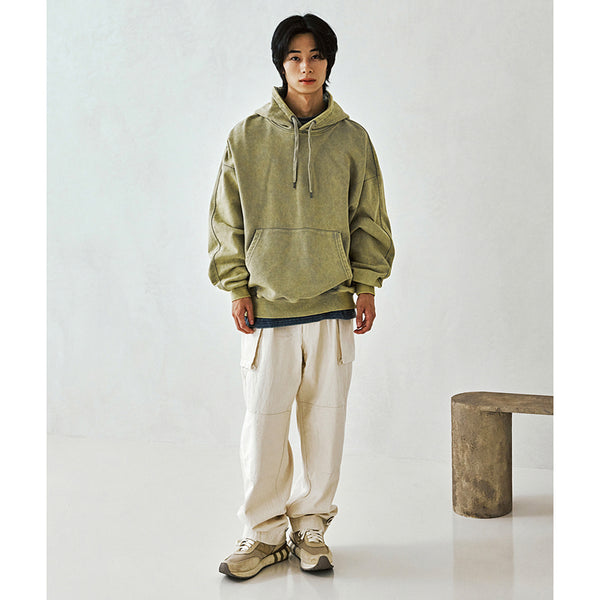 OG VINTAGE DYEING PULLOVER HOODY - MUSTARD