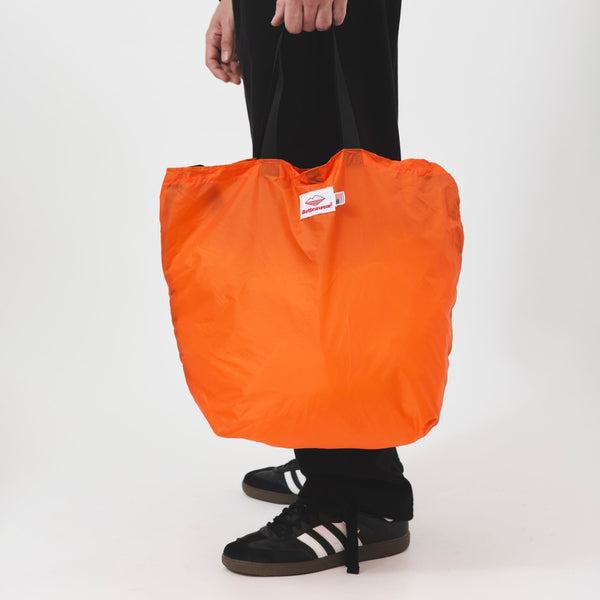 Battenwear Packable Tote - Orange & Black