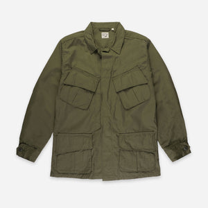 Orslow - U.S ARMY TROPICAL RIPSTOP JACKET - ARMY GREEN -  - Main Front View