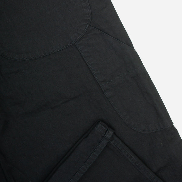 WIDE FRENCH WORK PANT - BLACK