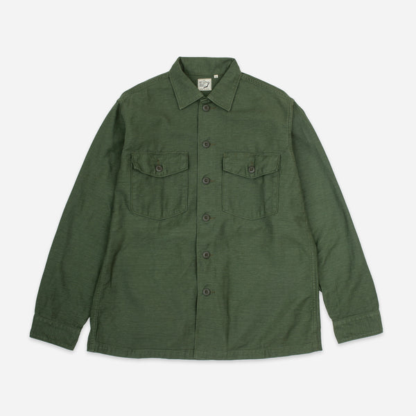 U.S ARMY FATIGUE SHIRT - OLIVE GREEN