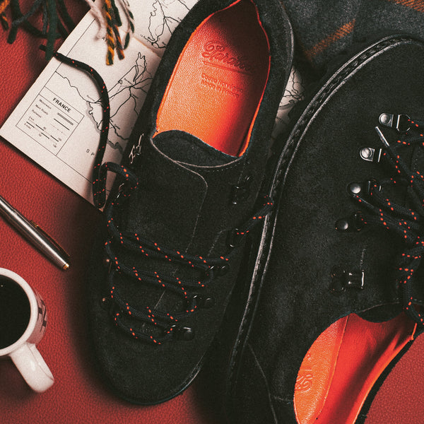 CLUSAZ SUEDE HIKER - NOIR/NOIRE