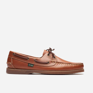 Paraboot - BARTH BOAT SHOE LEATHER - LISSE WHISKY -  - Main Front View