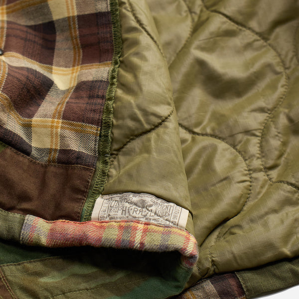 HAYES PATCHWORK SHIRT - PLAID CAMO